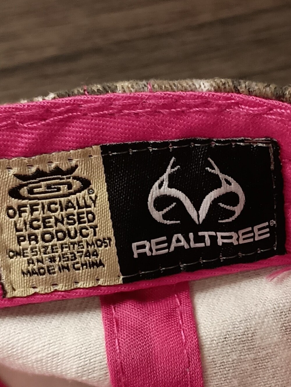 Realtree Pink and Camo Trim Cap - Picture 3 of 9